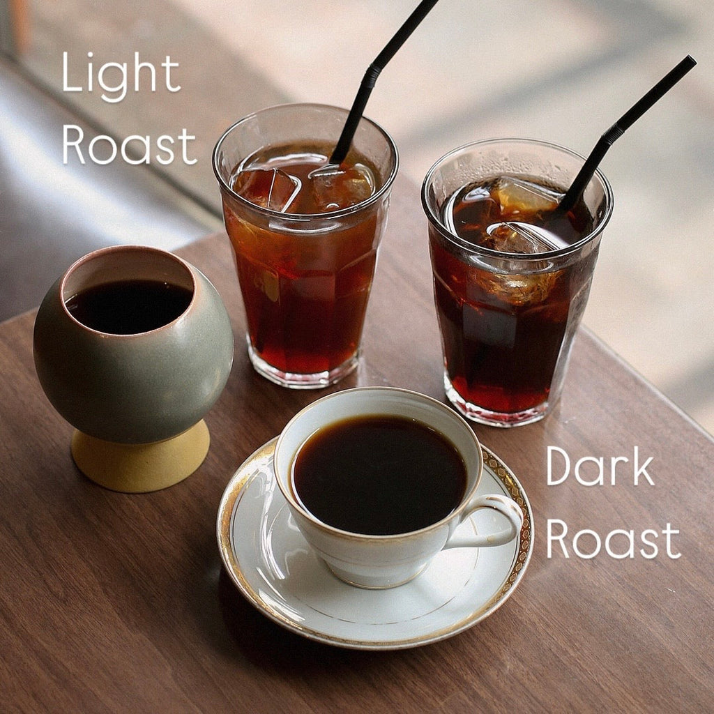 ONSAYAの“COFFEE”浅煎り、深煎り。